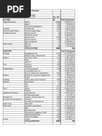 Personal Income Statement: Income and Expense Statement Name: For The Year Ending: Jan - Dec Income ($) % of Total Income