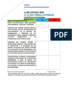 Lista de Cotejo Del Proyecto de Enseñanza Del Prof. Álvaro Trujano y Resumen de La Guía de Comunicación, Con Bibliografía.