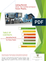 Operating Permit (Operation Worthy Certificate - SLO) For Power Plant - r00