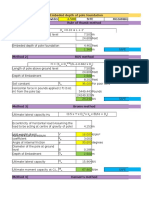 Embeded Depth of Pole Foundation Depth of Embedment Provided 2.500 Site Method 1: Rule of Thumb Method