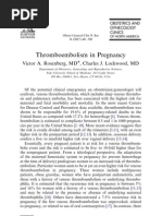 Thromboembolism in Pregnancy: Victor A. Rosenberg, MD, Charles J. Lockwood, MD