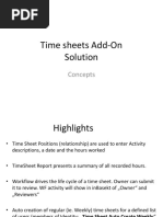 Time Sheets Add-On Solution: Concepts