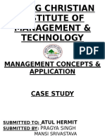 Ewing Christian Institute of Management & Technology: Management Concepts & Application Case Study