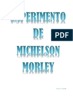 Experimento de Michelson Morley