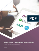 Accounting Comparison White Paper:: Odoo, Quickbooks, Sage & Xero