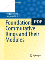 Foundations of Commutative Rings and Their Modules