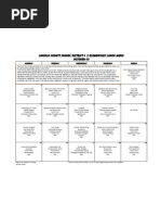 Lincoln County School District # 2 Elementary Lunch Menu October-10