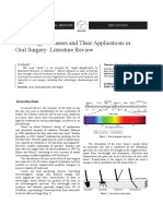 Technology of Lasers and Their Applications in Oral Surgery: Literature Review