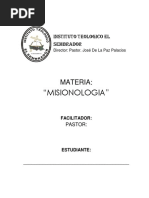 Misionologia