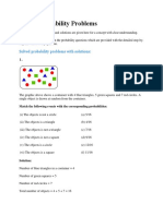 Solved Probability Problems