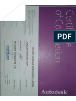 Certificado AutoCAD Esencial