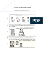 Problemas de Multiplicación y División 2018