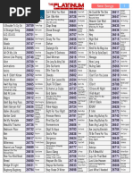 T - X - Volume 80 Additional List - Pages 1-4 Only