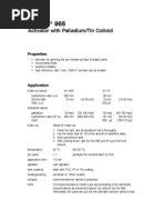 Surtec 966: Activator With Palladium/Tin Colloid