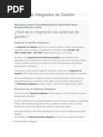 Sistemas Integrados de Gestión