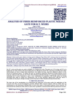 Analysis of Fiber Reinforced Plastic Needle Gate For K.T. Weirs