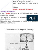 Mechanical Tachometers and Digital Tachometer