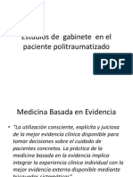 Estudios de Gabinete en El Paciente Politraumatizado