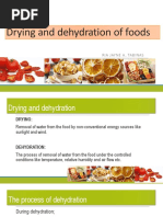 Drying and Dehydration of Foods