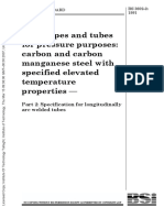 Steel Pipes and Tubes For Pressure Purposes: Carbon and Carbon Manganese Steel With Specified Elevated Temperature Properties