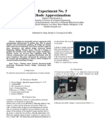 Experiment No. 5 Diode Approximation: Abstract - Bridges Are Unarguably One Key Components of The