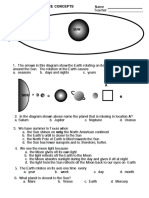 End of Unit Test, Space Concepts