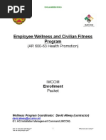 IMCOM Civilian Wellness Program Packet