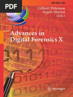 Advances in Digital Forensics X PDF