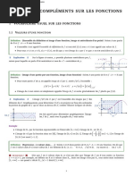 Cours - Rappels Et Complements Sur Les Fonctions PDF