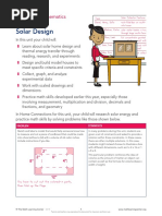 Solar Design: Bridges in Mathematics Grade 5 Unit 8