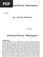 Tratamiento de Efluentes Mineros