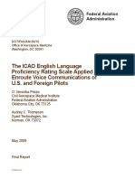 ICAO Language Proficiency FAA PDF