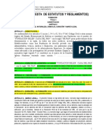 Propuesta de Estatuto y Reglamento Personerias Juridicas