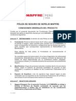 Condiciones Generales Seguro Sepelio Mapfre - tcm944 150613 PDF