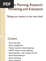 EVENT PLANNING Research Marketing and Evaluation FILE