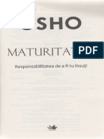 Osho - Maturitatea