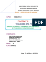 Informe #01 de Bioquimica Ii