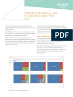 Aruba Policy Enforcement Firewall: App Visibility and Role-Based Security For Mobile Enterprises