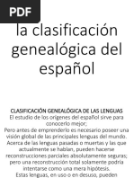 01 La - Clasificacion - Genealogica - Del - Espanol PDF