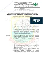 8.1.1.4 SK Petugas Berhak Interpretasi Hasil Lab Di Puskesmas