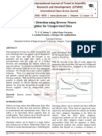 Outlier Detection Using Reverse Neares Neighbor For Unsupervised Data