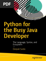 Python For The Busy Java Developer: The Language, Syntax, and Ecosystem