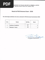 PHD Result