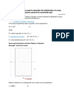 Radius of Gyration PDF