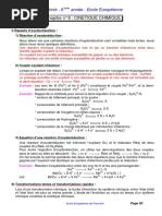 S6 Chapitre 6 Cinetique Chimique PDF