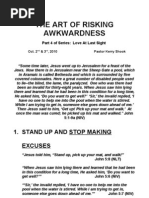 Love at Last Sight: The Art of Risking Awkwardness // October 2/3, 2010