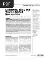 Medication, Toxic, and Vitamin-Related Neuropathies