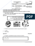 Prova PB Matematica 1ano Tarde