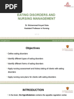 Eating Disorders and Nursing Care