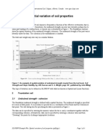 Spatial Variation of Soil Properties